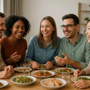 Repas partagé à Paris 20e